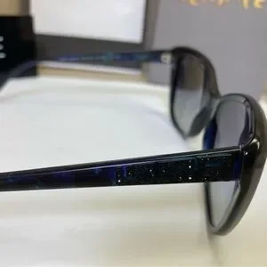 New Versace MOD4264-B 5127/8G. Blue Green Butterfly Shape Sunglasses Versace VE4499U M (57 - 14) with Green lenses and Blue frame  main image 4